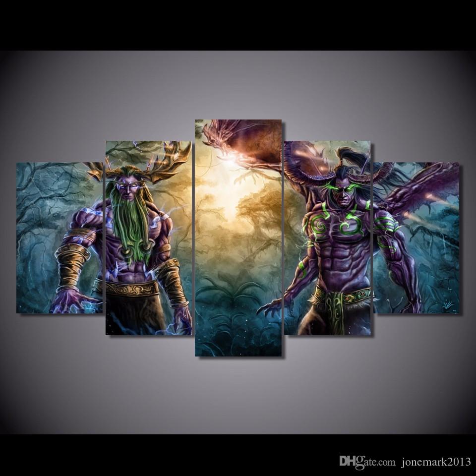 960x960 Online Cheap Framed Hd Printed Stormrage Night Elf Picture Wall - Night Elf Painting