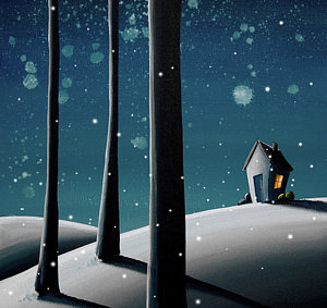 300x283 Night Landscape Paintings Fine Art America - Night Landscape Painting