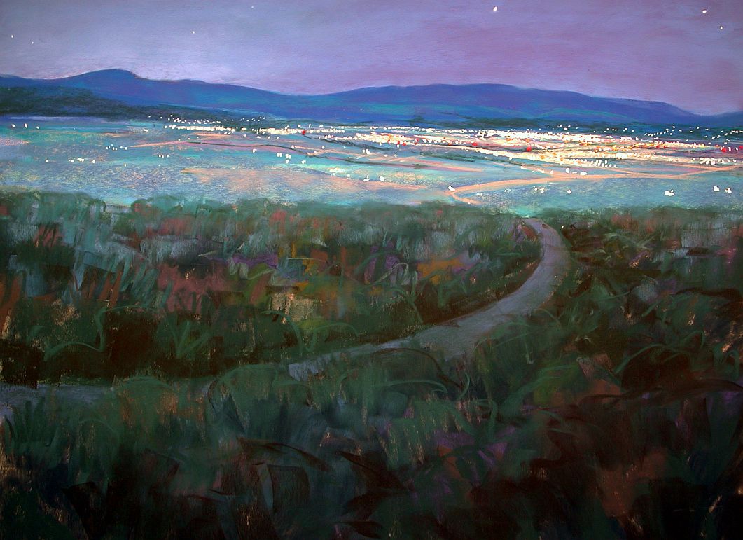 1061x771 Landscape Painting In Pastels Chapter Ten - Night Landscape Painting