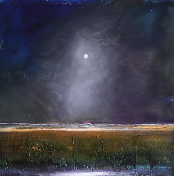 600x607 Toni Grote Spiritual Art Amp Jewelry From My Heart To Yours May 5 - Night Moon Painting