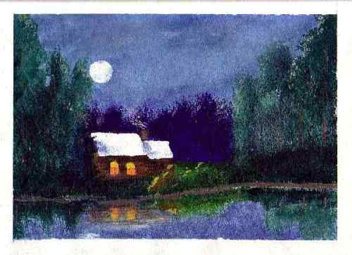 500x362 Night Scene How - Night Scene Painting