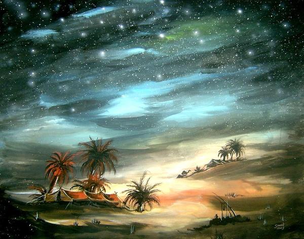 600x472 Video Lession How To Make A Night Scene Painting Artist Singh - Night Scene Painting