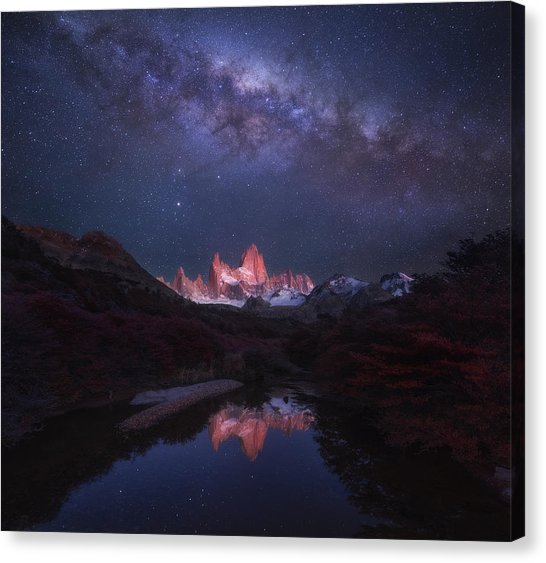 546x563 Night Sky Canvas Prints Fine Art America - Night Sky Canvas Painting
