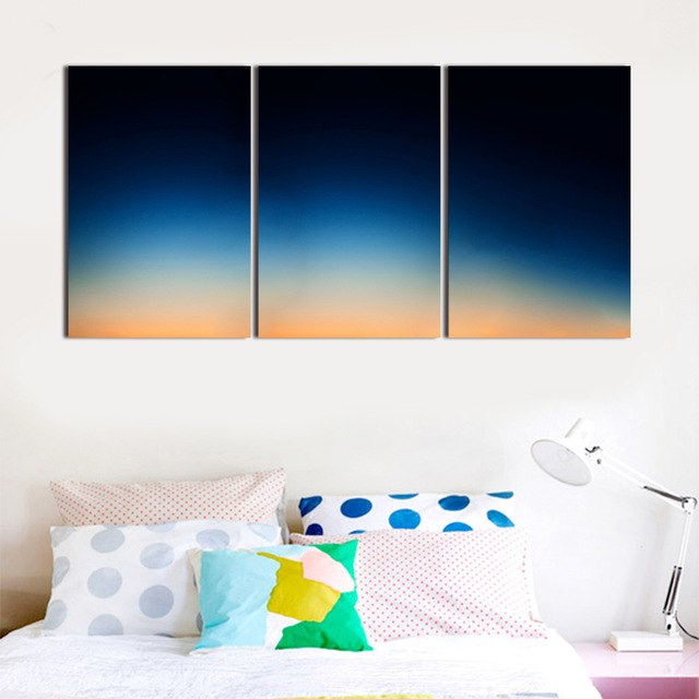 640x640 3 Piece Night Sky Canvas Paintings Earth Abstract Painting Wall - Night Sky Canvas Painting
