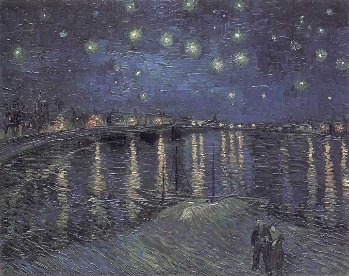 719x569 Vincent Van Gogh Is Deservedly Famous For The Series Of Starry Sky - Night Sky Famous Painting