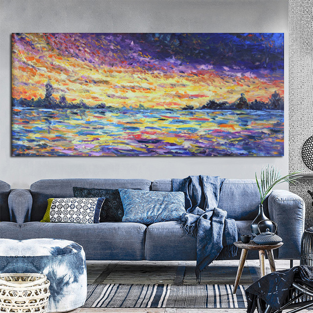 640x640 Famous Oil Painting Monet Impressionism Night Sky Stars View Hd - Night Sky Famous Painting