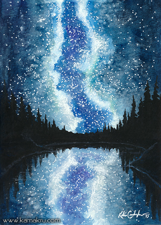 540x756 Katie Croonenberghs - Night Sky Painting