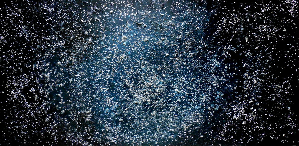 1200x588 Night Sky Painting Contemporary Abstract (Holly Anderson) - Night Sky Painting