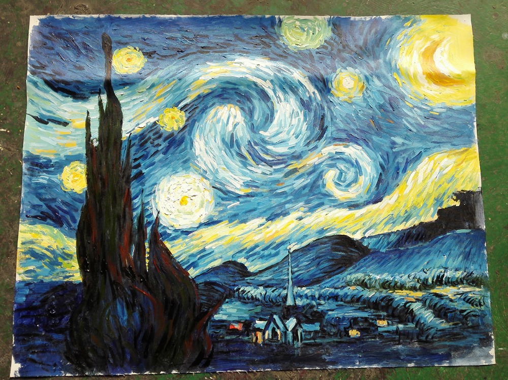 Famous Paintings Night Sky