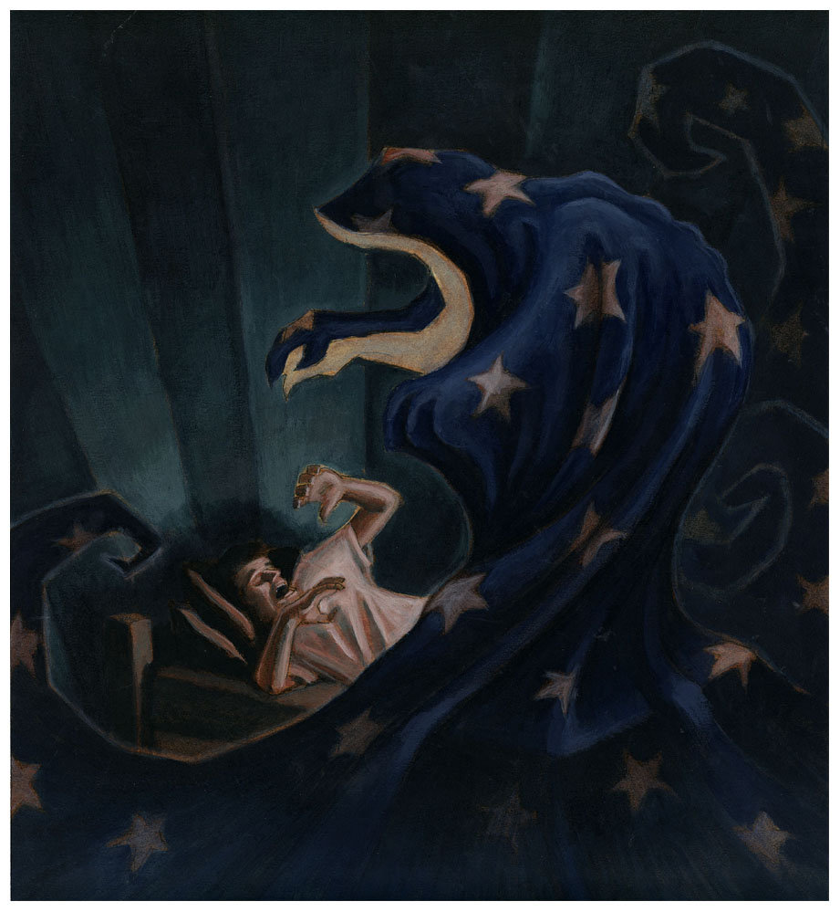 921x999 Night Terror By Faxtar - Night Terror Painting