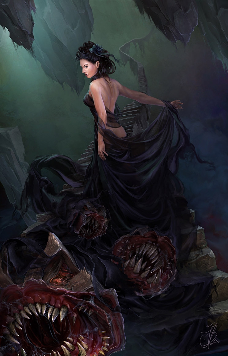 744x1158 Night Terrors By Raluca Iosifescu On Visualart - Night Terrors Painting