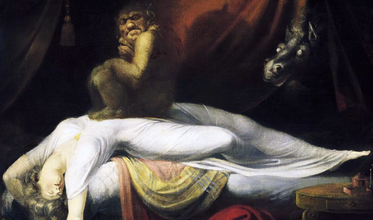 1215x716 Seven Demons That May Be The Root Of Your Nightmares The Horror - Night Terrors Painting