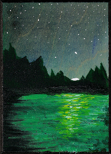 Night Time Painting At Paintingvalley.com 