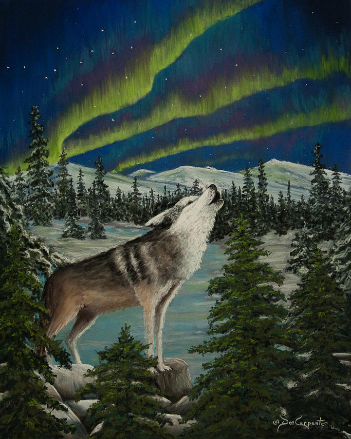 721x900 Night Time Solo Painting By Dee Carpenter - Night Time Painting