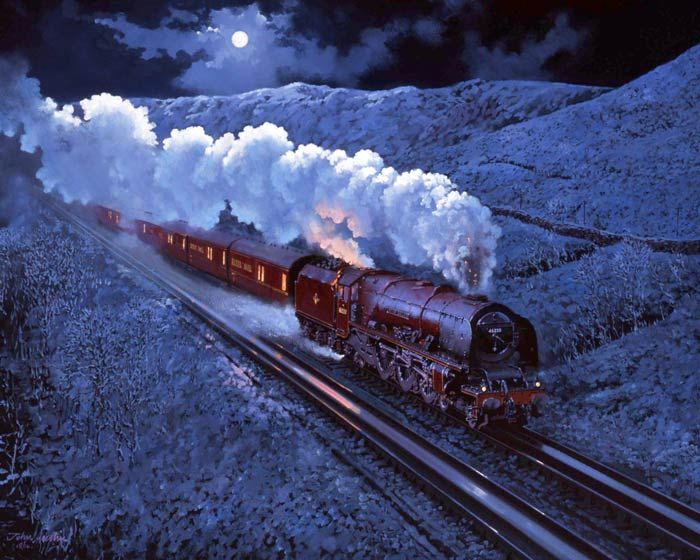 700x560 Picture Of The Year - Night Train Painting