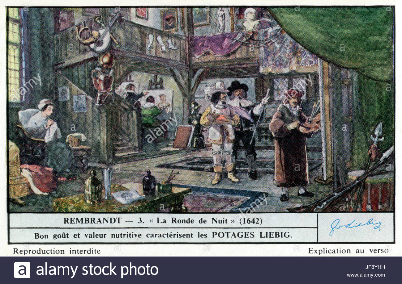 1300x920 Rembrandt Painting The Night Watch, 1642. The Life Of Rembrandt - Night Watch Painting