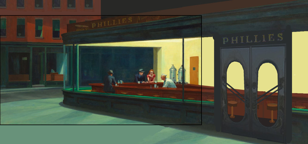 Nighthawks Paintings Search Result At PaintingValley Com   Nighthawks Painting 25 