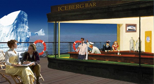 600x327 Nighthawk Parodies Cashon Amp Co. - Nighthawks Painting Parody