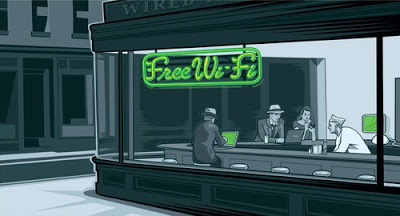 400x216 Toner Mishap Hopper Rolls Onmore Nighthawks' Parodies - Nighthawks Painting Parody