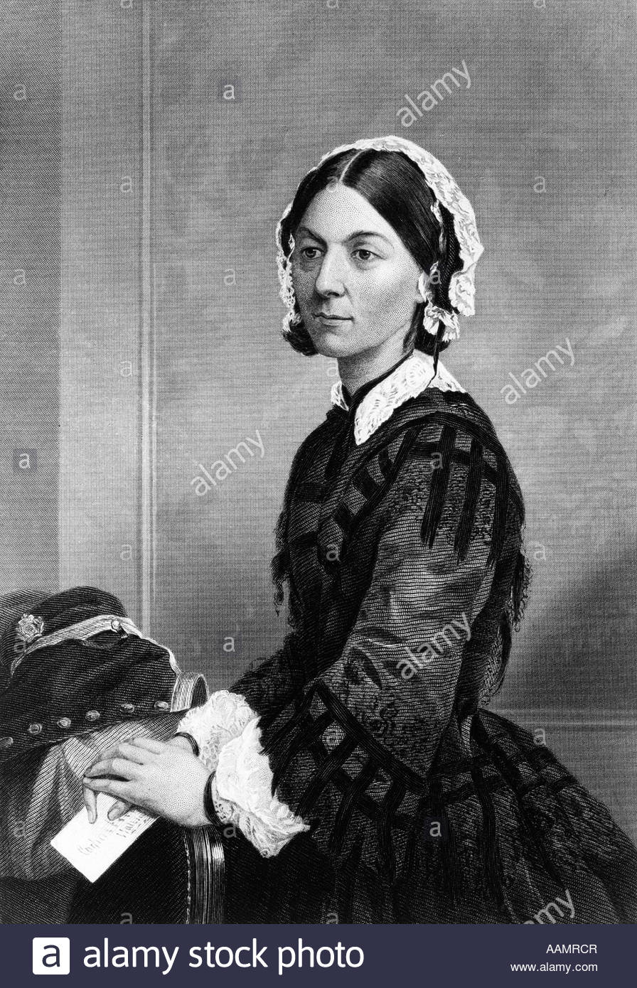 896x1390 1800s 1870s Portrait Florence Nightingale British Nurse Founder - Nightingale Painting