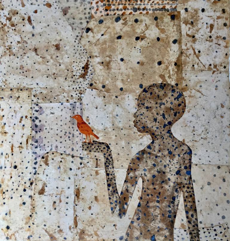 770x805 Saatchi Art Return Of The Nightingale Painting By Khaled Morad - Nightingale Painting