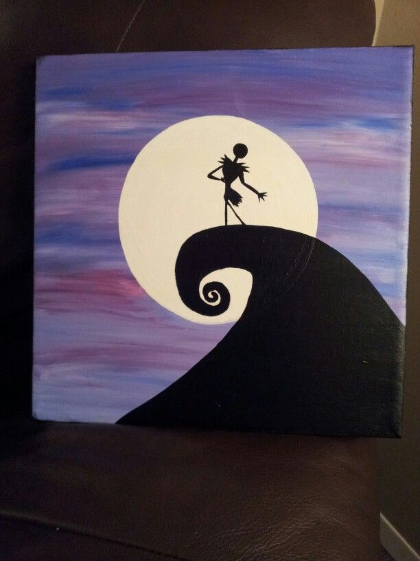 612x816 Nightmare Before Christmas Canvas Canvas Art - Nightmare Before Christmas Canvas Painting