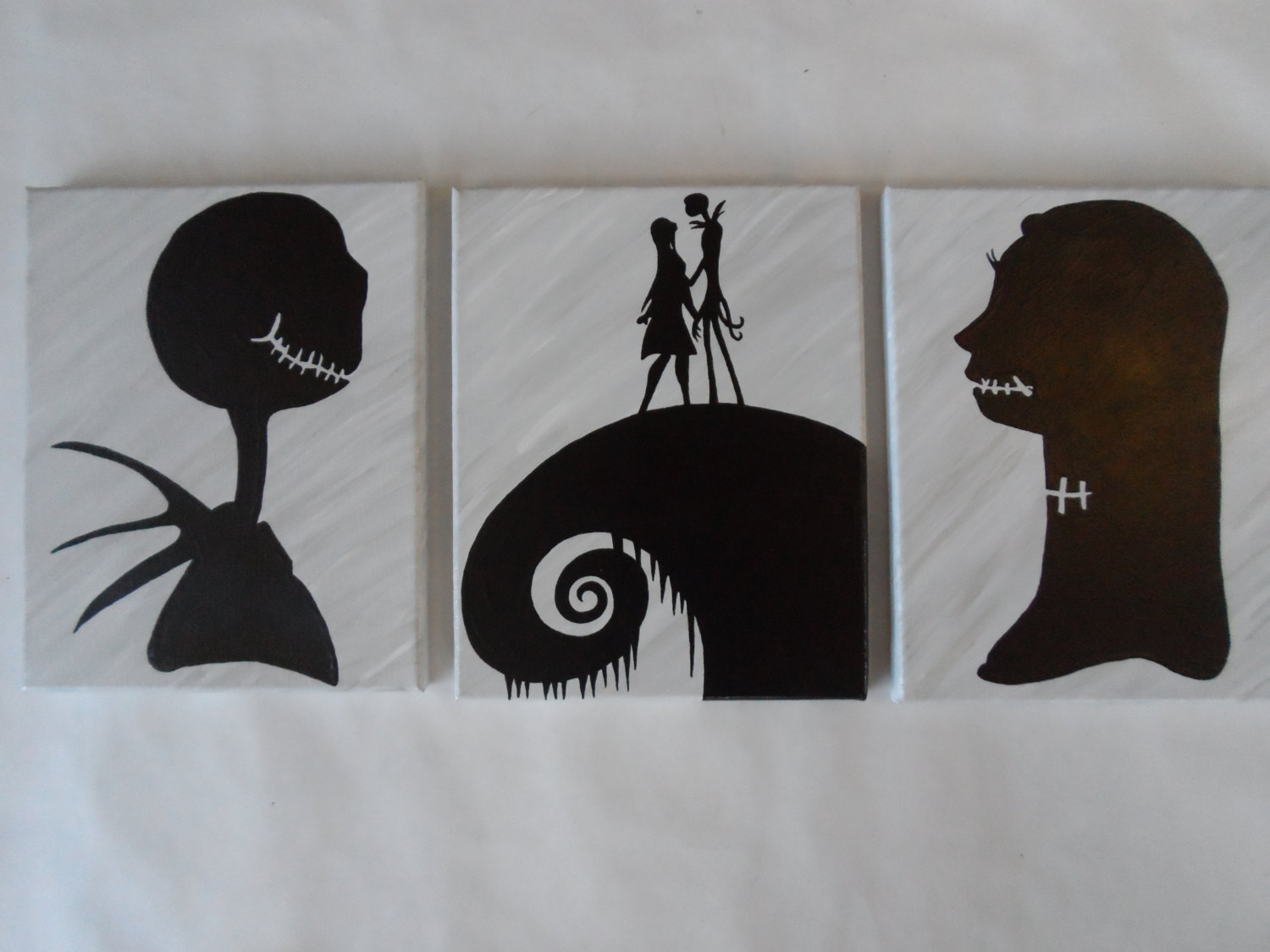 1500x1125 Nightmare Before Christmas Painted Canvas Wall Hangings Wall - Nightmare Before Christmas Painting