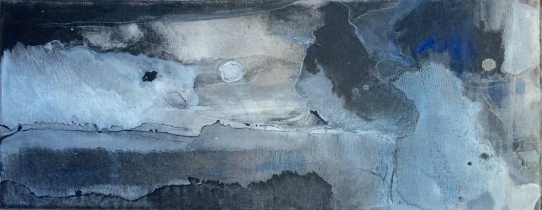 770x298 Saatchi Art Little Lippian Nightscape Painting By Gesa Reuter - Nightscape Painting