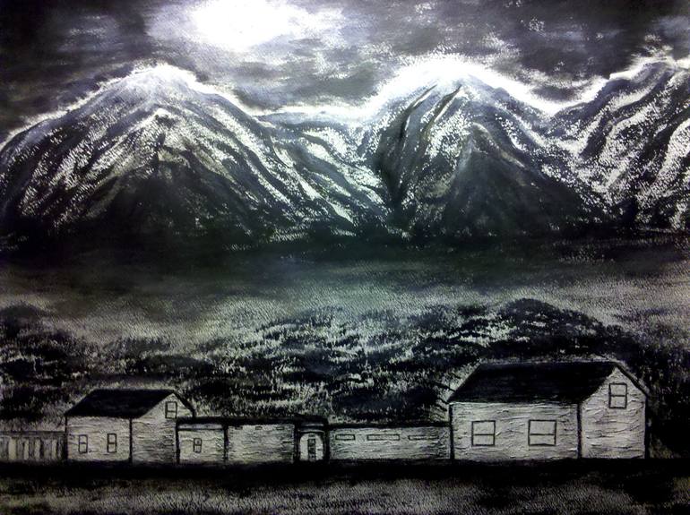 770x575 Saatchi Art Nightscape Painting By Darren Baylor - Nightscape Painting