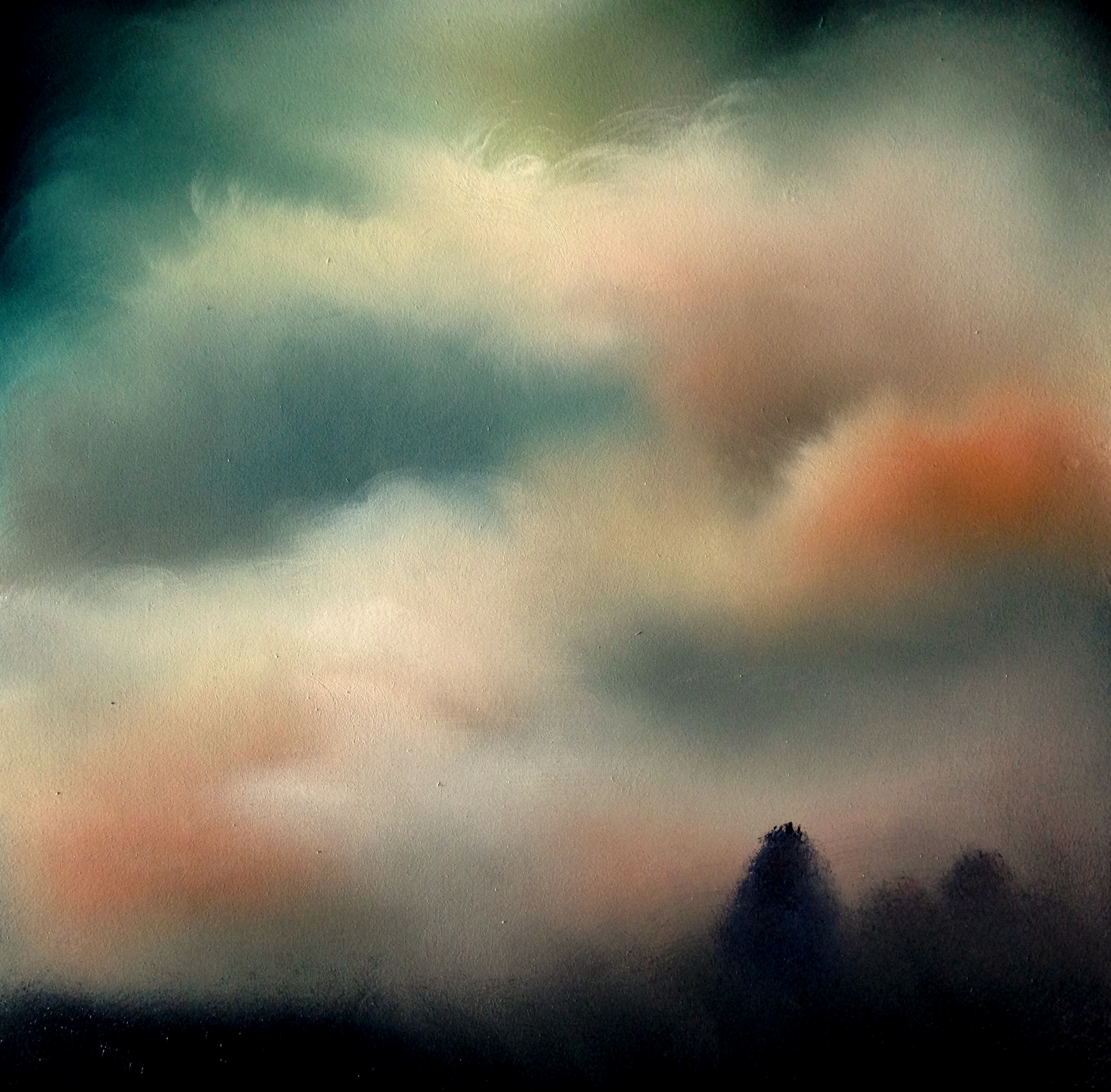 2464x2421 Night Watchers - Nightwatchers Painting