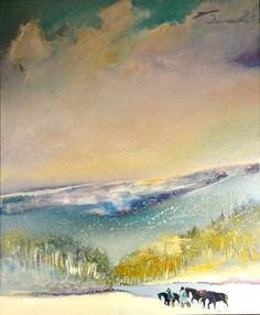 236x286 Earl Biss (American, 1947 1998) - Nightwatchers Painting