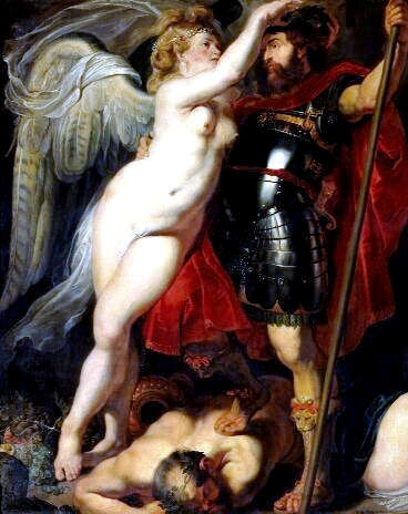 368x464 Roman Goddess Victoria - Nike Goddess Painting