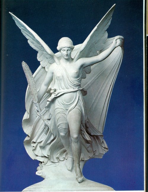 500x648 The Spirits Of Washington, Dc The Classical Temple Architecture - Nike Goddess Painting