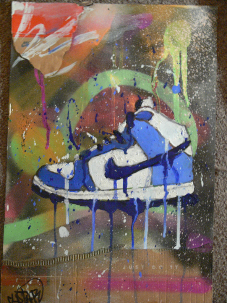 Nike Painting at PaintingValley.com | Explore collection of Nike Painting