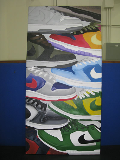 400x533 Nike Original Art Sneaker Paintings Get Your Kicks Government - Nike Painting