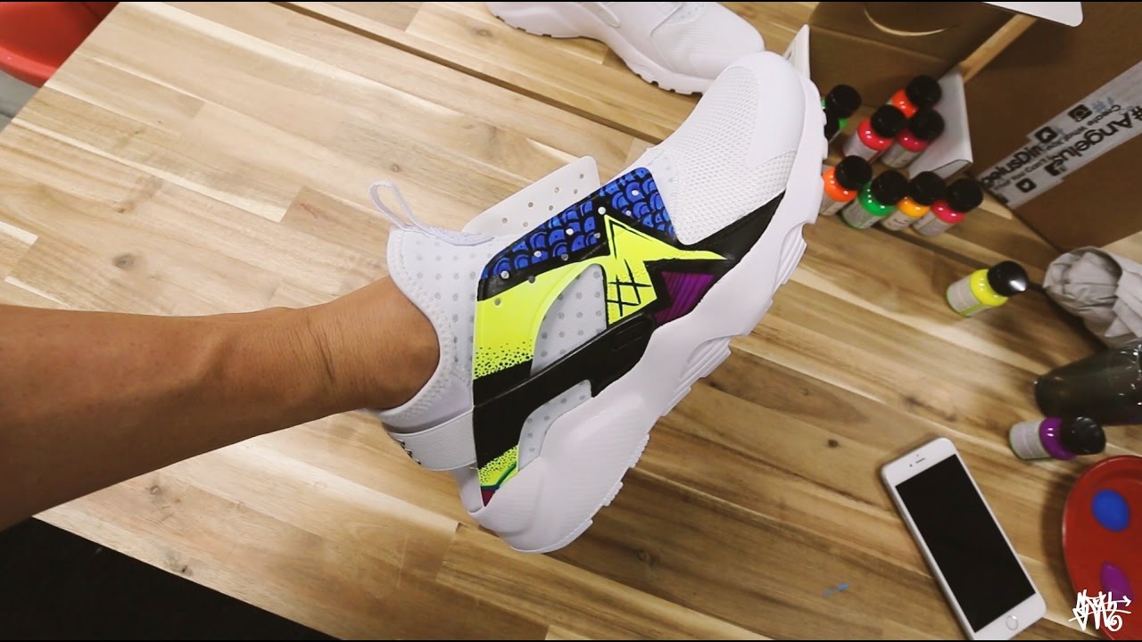 1280x720 Painting Custom Nike Shoes - Nike Painting