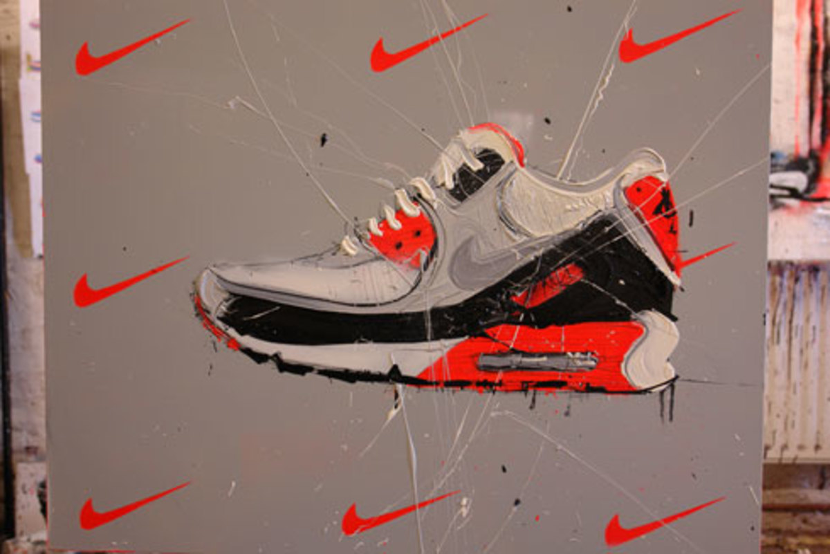 1200x801 Dave White Painting Live - Nike Painting
