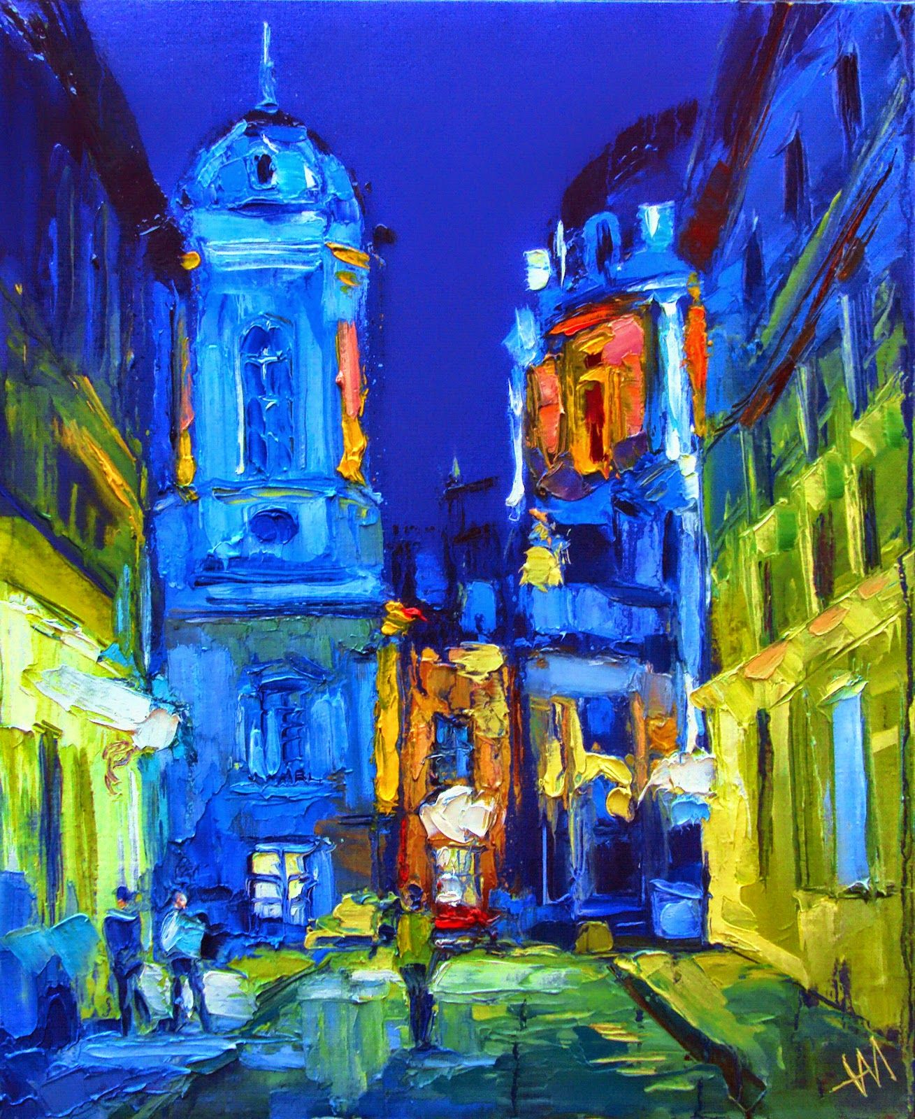 1309x1600 Nikita Manokhin, 1989 National Academy, Palette Knife - Nikita Painting