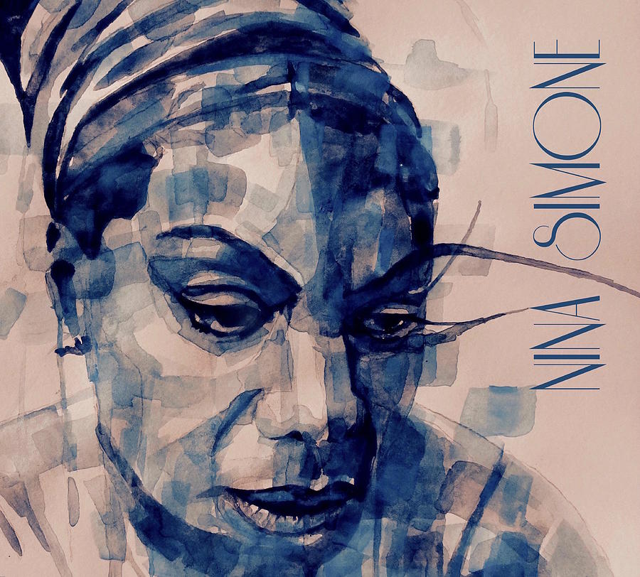 900x812 Nina Simone Art Painting By Paul Lovering - Nina Painting