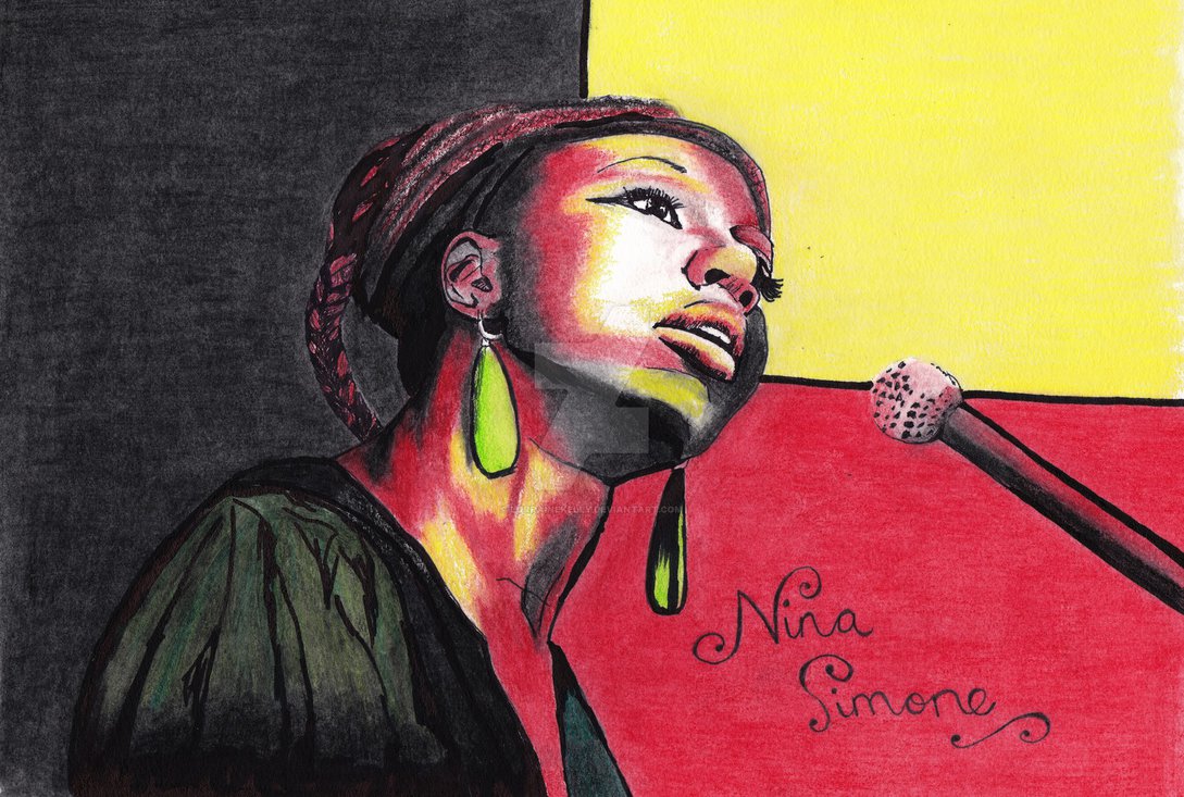 1089x733 Nina Simone - Nina Simone Painting