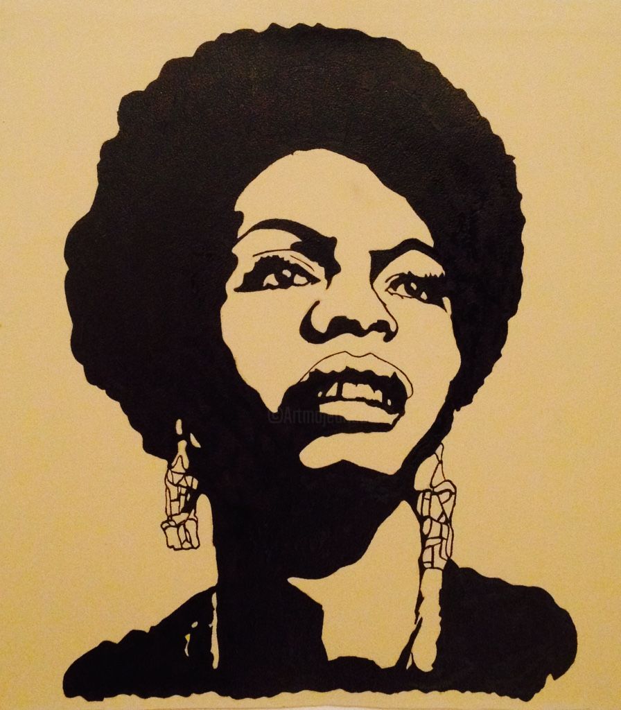 Nina Simone Painting at PaintingValley.com | Explore collection of Nina ...