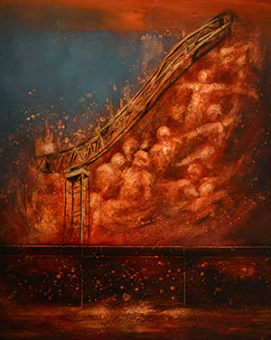 300x376 Dante's Inferno Inspires Young Artist - Nine Circles Of Hell Painting