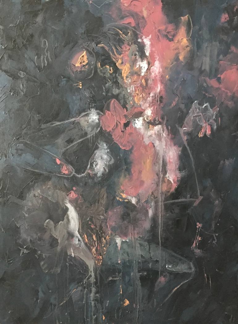 770x1047 Saatchi Art Nine Circles Of Hell Ii Cleopatra Texts And Comes - Nine Circles Of Hell Painting