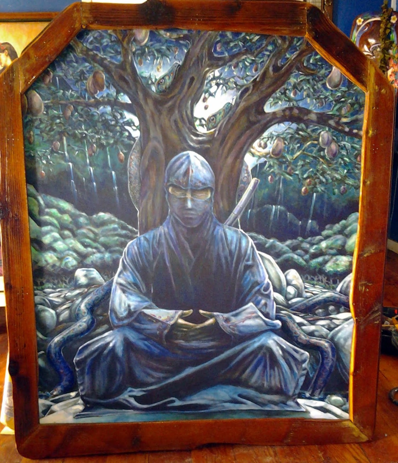 1374x1600 Ninja Commission Painting Holton Gallery - Ninja Painting