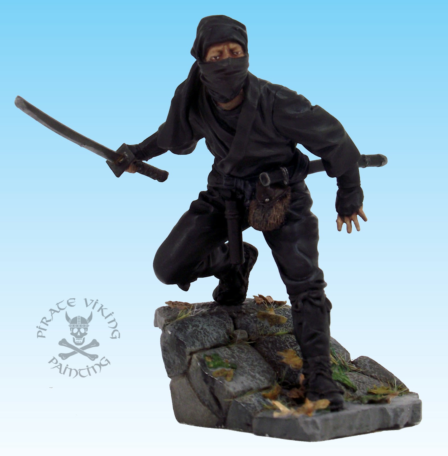 1574x1600 Pirate Viking Painting Paint A Ninja (How To Paint Black!) - Ninja Painting