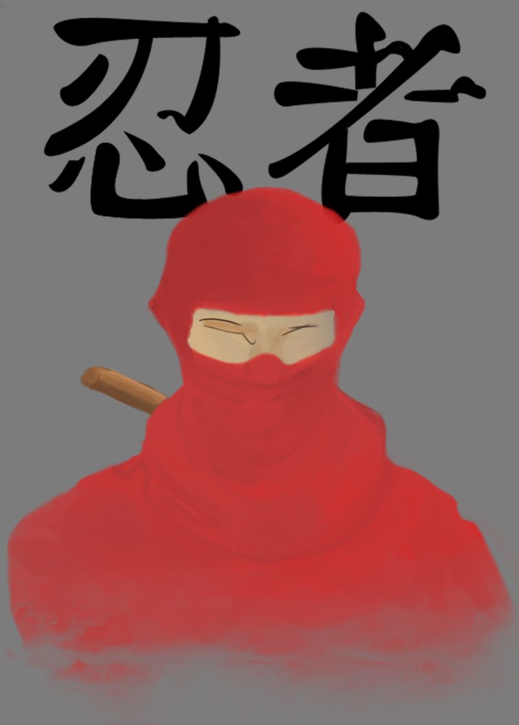 756x1056 Ninja Painting By Satek96 - Ninja Painting