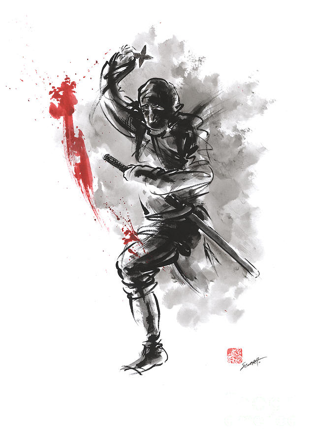 640x900 Ninja - Ninja Painting