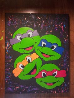 Ninja Turtle Canvas Painting At Paintingvalley.com 