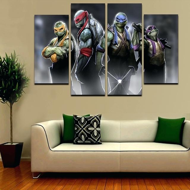 Ninja Turtle Canvas Painting at PaintingValley.com | Explore collection ...