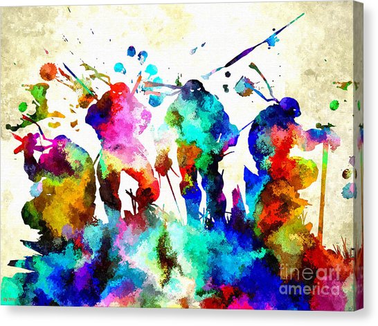 546x471 Teenage Mutant Ninja Turtles Canvas Prints Fine Art America - Ninja Turtle Canvas Painting